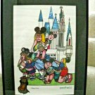 " Day At Disneyland " Ferdie Pacheco Framed Litho Art Print - Custom Framed " Day At Disneyland " Ferdie Pacheco Framed Litho Art Print - Custom Framed