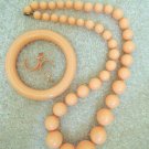 Necklace + Matching Bangle + Clip On Earrings Peach 3 Pc Costume Jewelry 1960s Necklace + Matching Bangle + Clip On Earrings Peach 3 Pc Costume Jewelry 1960s