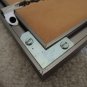 Brushed Metal Frame + Glass For Document Photo Artwork Etc 11-1/2 X 14-1/2 NEW
