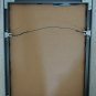 Brushed Metal Frame + Glass For Document Photo Artwork Etc 11-1/2 X 14-1/2 NEW