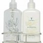 Thymes Sink Set Chrome Caddy holds Hand Wash + Lotion Eucalyptus Scent - NWT