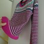 Ladies Top Size 14 (L) Per Una Italy Fair Isle Style Knit Pullover Top $65 Value