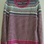 Ladies Top Size 14 (L) Per Una Italy Fair Isle Style Knit Pullover Top $65 Value