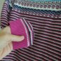 Ladies Top Size 14 (L) Per Una Italy Fair Isle Style Knit Pullover Top $65 Value