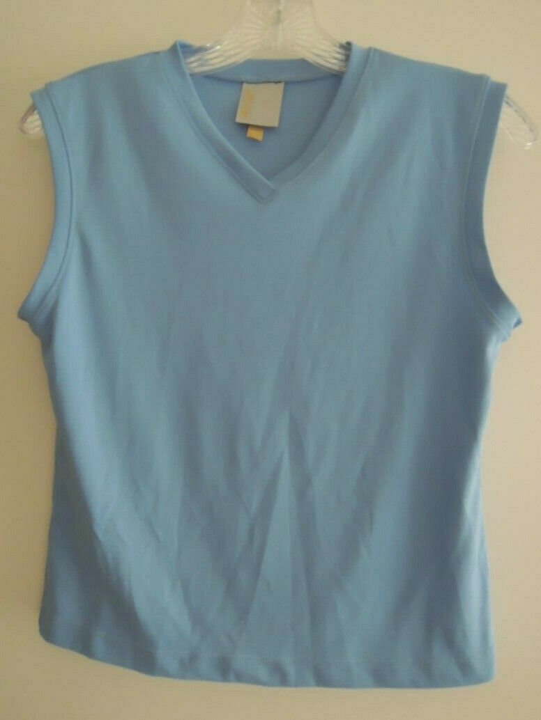Ladies Athletic Top Size M by ZOOT Sports Light Blue All Sports Shirt $38 Value
