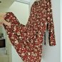 Ladies 2 Pc Dress Size L Skirt + L/S Tie Back Blouse by LEE DAVID LTD $95 Value