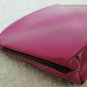 Makeup Bag Shiny Wet Look Vinyl Purple Cosmetic Clutch Purse Lancome NWOT