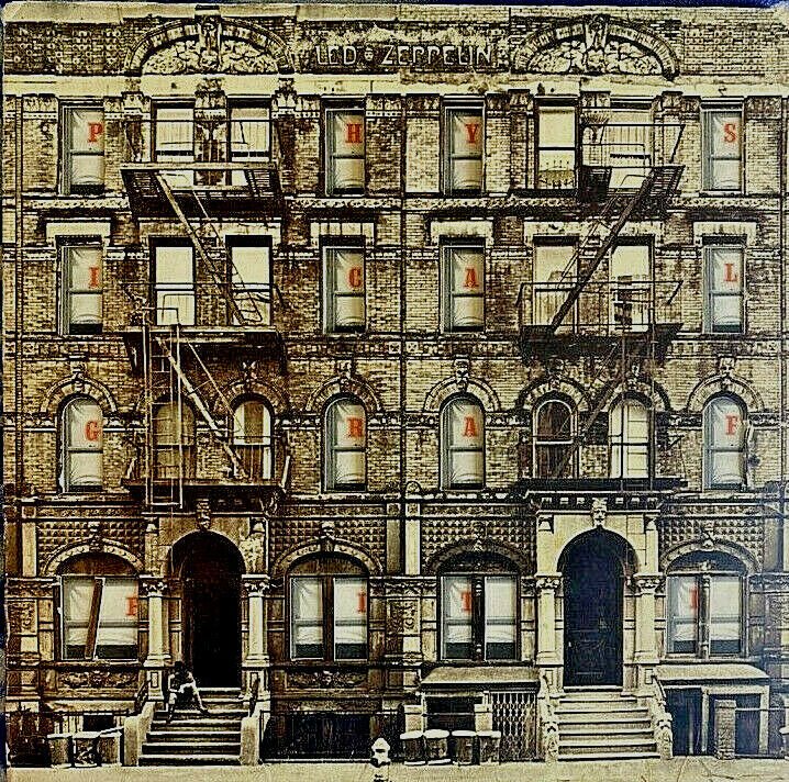 Led Zeppelin Physical Graffiti Original 1975 Swan Song Label Double Album Record