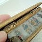 Business Card Holder Box + Matching Paperweight Wood Desk Set Native Folk Scenes