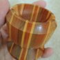 Egg Cups 6 Crafted Layered Wood Sovereign Woodworkers Wanganui New Zealand - Vtg