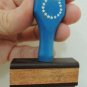 RUBBER STAMP FIRST CLASS with Stamp Pad by Rueffer EUC