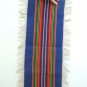 Table Runner / Wall Hanging Hand Woven Wool Boho Art from Prague Vtg 70s