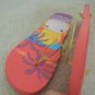 Flip Flops Size 10 L Sunset Palm Tree Theme Unisex Beach Thongs NEW