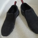 Mens Shoes Merrell Jungle Moc Size 11 D Black Suede Slip On - Air Cushion