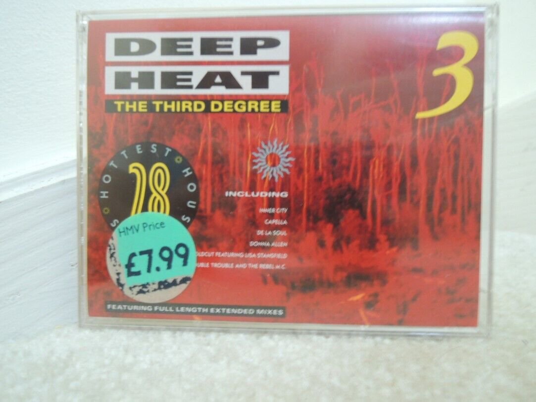 Deep Heat 3 The Third Degree Various 80s Dance Hits 1989 Double Cassette Tape