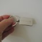 United Airlines UAL Win As One Silver Toned Key Chain Key Ring w/Globe Logo NIB