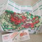 Winchester Mystery House Guide Map + Admission Ticket San Jose CA Vtg SouvenirÂ