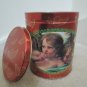 Tin Container Can Angel Cherub Art Maurice Lenell Cookie Tin Collectible Empty