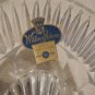 Lead Crystal Bowl Divided Dish + Lid + Spoons William Adams Relish Dish Vtg 50s