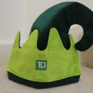 Christmas Elf Hat Santas Helper Green Felt Fabric Hat One Size Fits Most - NEW Christmas Elf Hat Santas Helper Green Felt Fabric Hat One Size Fits Most - NEW