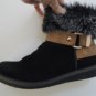 Popsicle Ankle Boot Size 8.5 M Black w/Tan Accent Spring Step Boots EUC
