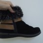 Popsicle Ankle Boot Size 8.5 M Black w/Tan Accent Spring Step Boots EUC