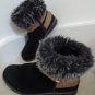 Popsicle Ankle Boot Size 8.5 M Black w/Tan Accent Spring Step Boots EUC
