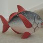 Wooden Fish Artsy Handpainted Island Folk Art from Old Town Art Fair $250 Value
