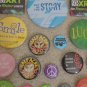 Button Pins Advertising Promo Fun Sayings Lot of 35 Pin On Buttons NEW