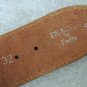 Belt Size 32 Multicolor Braided Rope/Leather w/Harness Buckle Fife & Drum Paris
