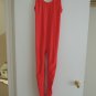 Vtg Unitard Size L Tank Style Stirrup Foot Body Tights 1 Pc Dance Exercise Wear