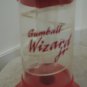 Gumball Wizard Jr No. 1010 - RED Tabletop Mini Wizard Spiral Gum Ball Bank NIB
