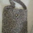 Ladies Shoulder Bag Hand Knit Mail Bag Boho Look Purse - Neutral Color Yarn NEW Ladies Shoulder Bag Hand Knit Mail Bag Boho Look Purse - Neutral Color Yarn NEW