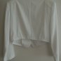 Ladies Jacket Size M Cropped Tuxedo Style Short Dinner Jacket - Francine Browner