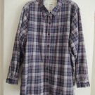Ladies Shirt Jacket Size 1x Fuzzy Fleece Lined Plaid Cotton L L Bean Shacket Ladies Shirt Jacket Size 1x Fuzzy Fleece Lined Plaid Cotton L L Bean Shacket