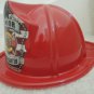 Firemans Hat - Red Plastic Firefighter Hat Fits Most - Pretend Play Costume NEW
