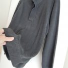 Mens Top Size M ALEX CANNON Cotton Knit Pullover 3 Button Frnt L/S Dark Gray EUC Mens Top Size M ALEX CANNON Cotton Knit Pullover 3 Button Frnt L/S Dark Gray EUC