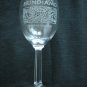 Wine Glass Brindiamo Winery Stemmed Glass - Collect Sip Taste Wines Temecula CA