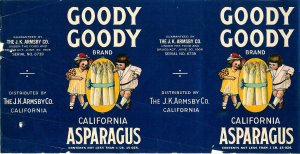 3 Goody Goody brand can labels