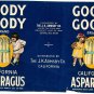 3 Goody Goody brand can labels