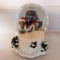 Boyds Bearstone Collection S.C. Northstar & Emmett Lil' Helper Musical Snow Globe Let It Snow