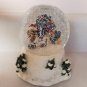 Boyds Bearstone Collection S.C. Northstar & Emmett Lil' Helper Musical Snow Globe Let It Snow