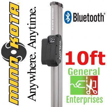 Minn Kota Talon | 10ft Silver | Shallow Water Anchor | Boat Anchor | Pole Anchor