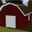 Barn Style Shed | 16 x 20 | Complete Building Plans | Barn Style Garage | DIY