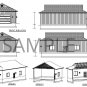 28x46 | 2 Car Garage | 1288 sqft | Garge Building Plans | Custom Garage 3 | DIY