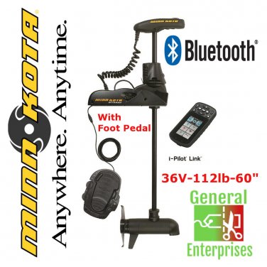 Minn Kota Trolling Motor | Ulterra 112 | iPilot | Foot Control Trolling Motor