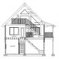 Cabin | Loft | Garage | 2 BD | 1-3/4 BA | 26 x 46 Main FL | Custom Cabin 1 | DIY