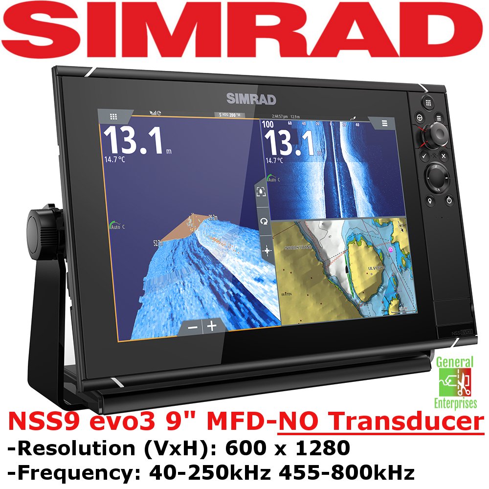 SIMRAD NSS9 evo3 Chart Plotter Fish Finder GPS Navigation Navionics