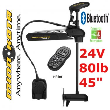 Minn Kota Trolling Motor | Ultrex 80 US2 | i Pilot | Foot Control Trolling Motor