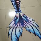 2018 Black Pearl Mermaid Tails for Swimming for Adult with Monofin Cosplay Costumes Gift Idea
